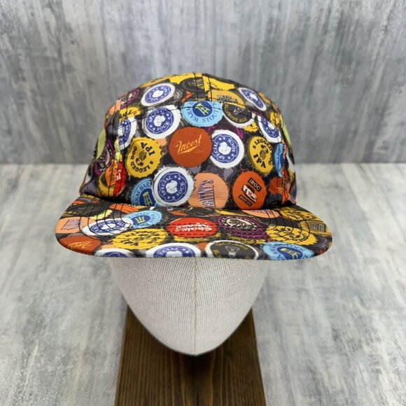 Skate Mental 5 Panel Hat Cap Beer IPA Bottle Cap Skateboard - Picture 1 of 10